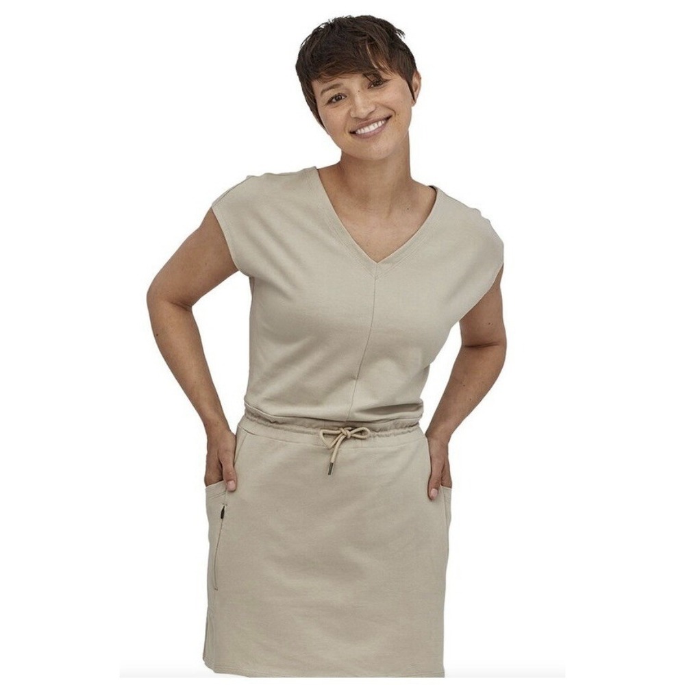 Patagonia Women's Organic Cotton Roaming Dress Small Pockets
